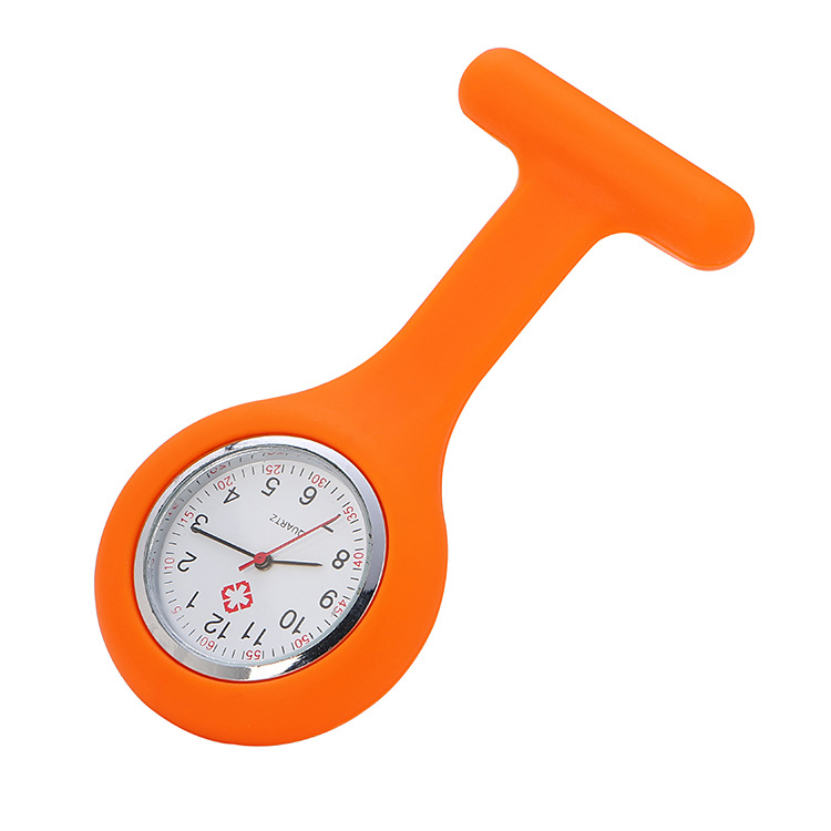 Fashion nurses watches doctor fob watch brooches silicone tunic batteries medical nurse 
