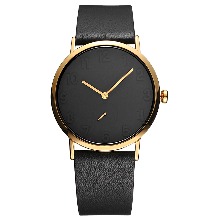 High quality stainless steel stop watch men quartz movement watches