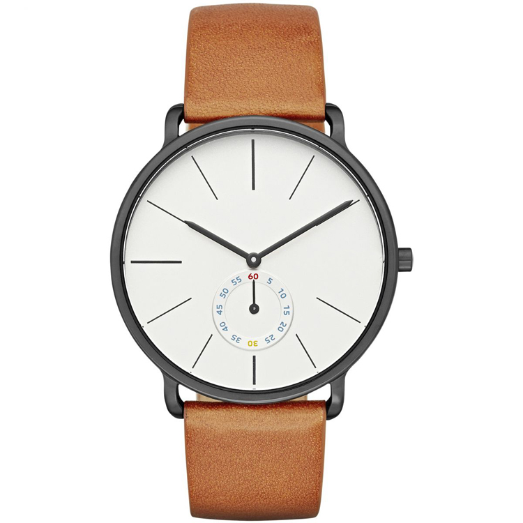 2022 New design japan movement chronograph white watches custom stainless steel watch men