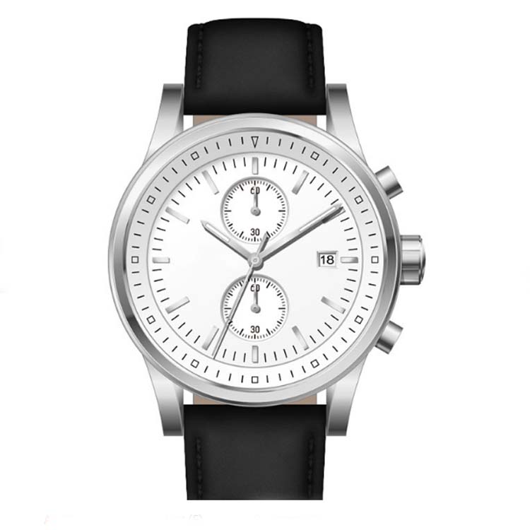 Custom logo 5ATM waterproof japan movement gold case black dial quartz men japan quartz watch stainl