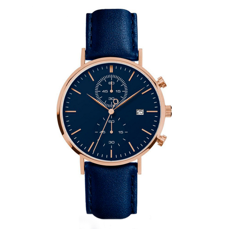Gradient stainless steel watch luxury explosion waterproof 5ATM watch fashion quartz watch