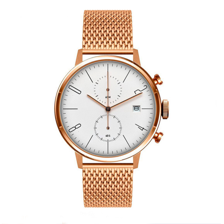 Custom logo sainless steel watches quartz analog luxury private label wrist watch men