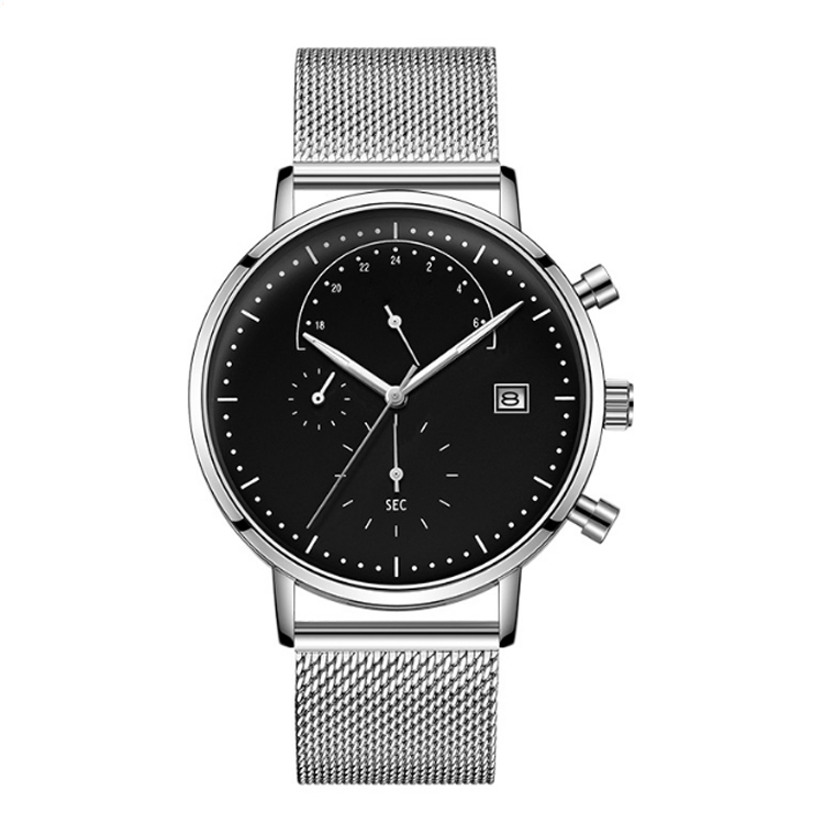 Shenzhen ODM quality men's chronograph watches luxury mens stainless steel watch