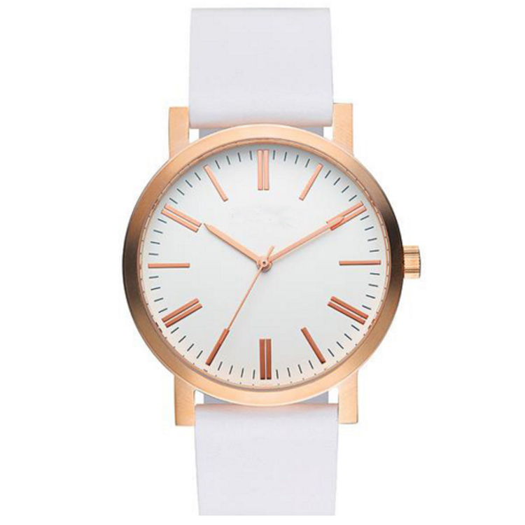 Hot selling unisex minimalist design stainless steel thin watches 