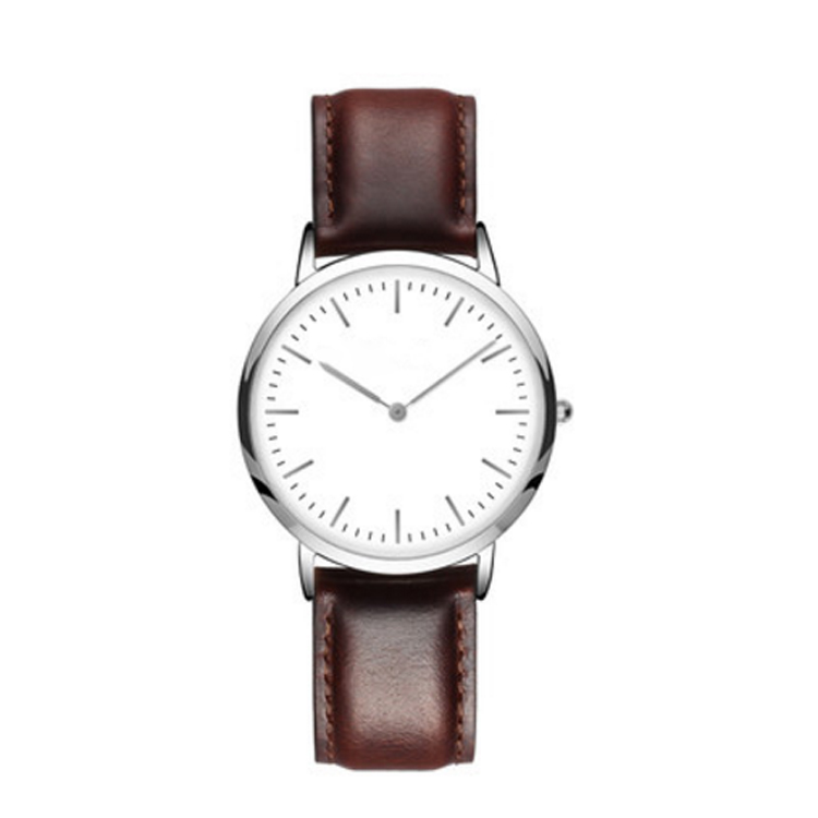 New design japan movt stainless steel quartz wrist watch unisex