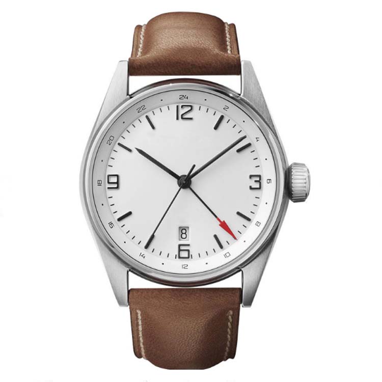 Hot sale japan movement stainless steel band men chronograph watch