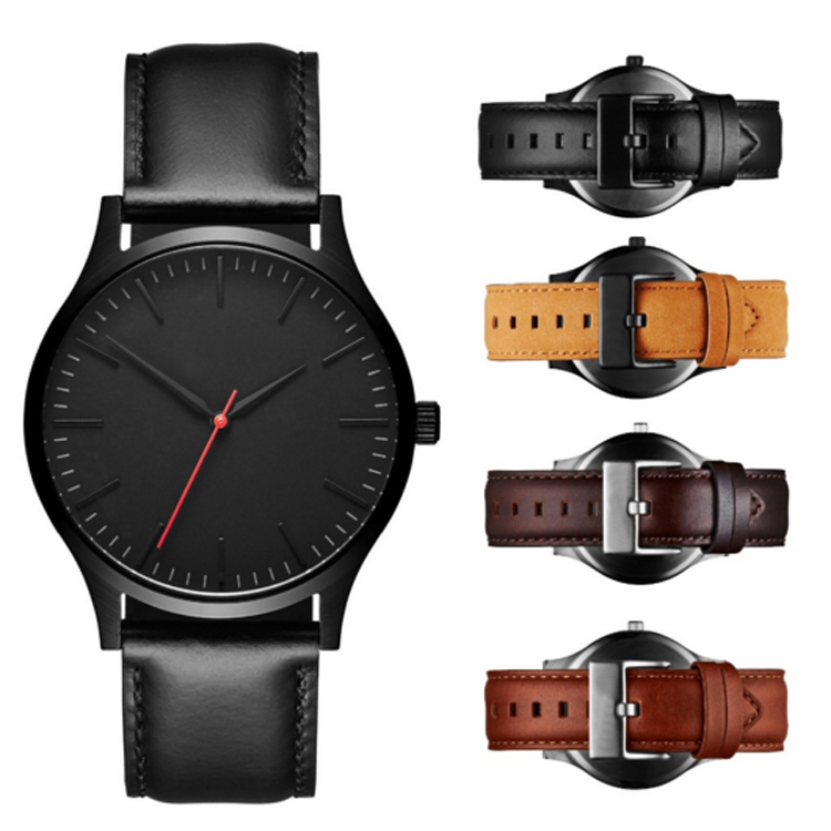 Fashion watches custom logo waterproof quartz case stainless steel men luxury watch