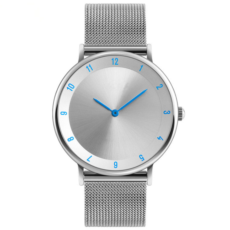 Business casual men watches fashion simple sports mesh band male custom Logo small OEM watches