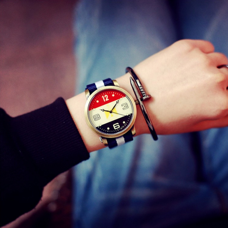 Professional factory watches men watch waterproof nylon strap watch wrist watch for unisex
