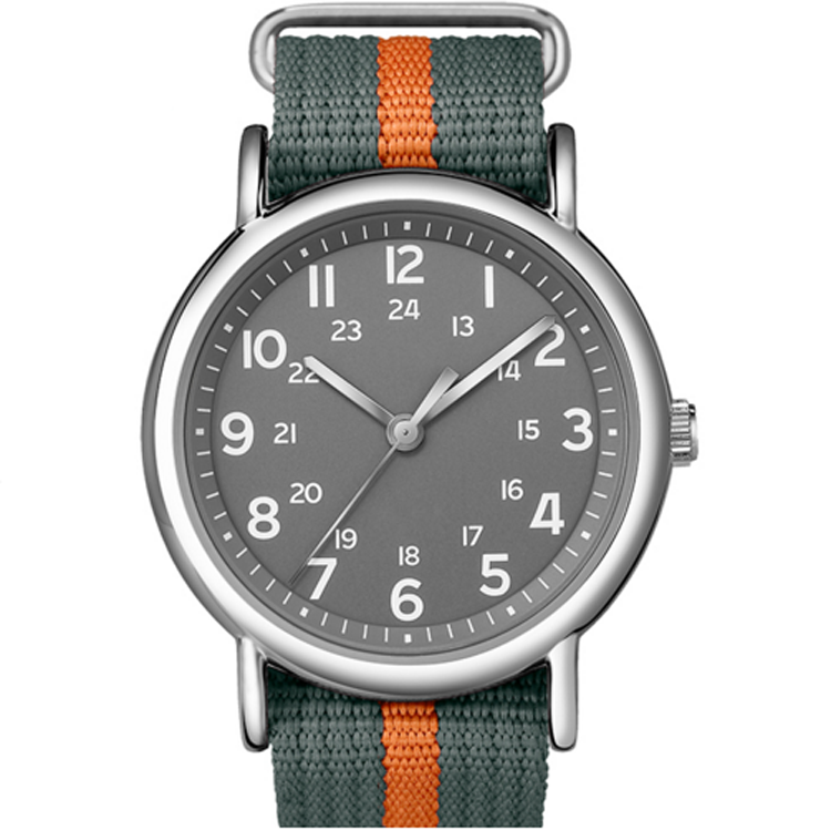 2022 popular business gift new style hot sale man watch with nylon band for unisex