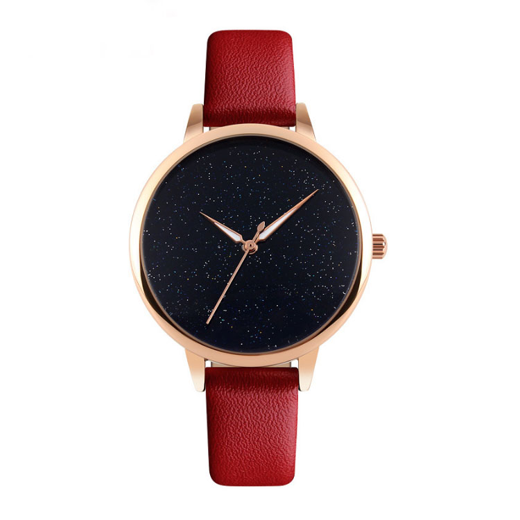 Top sale women watches round case elegant ladies watches female leather strap watch lady