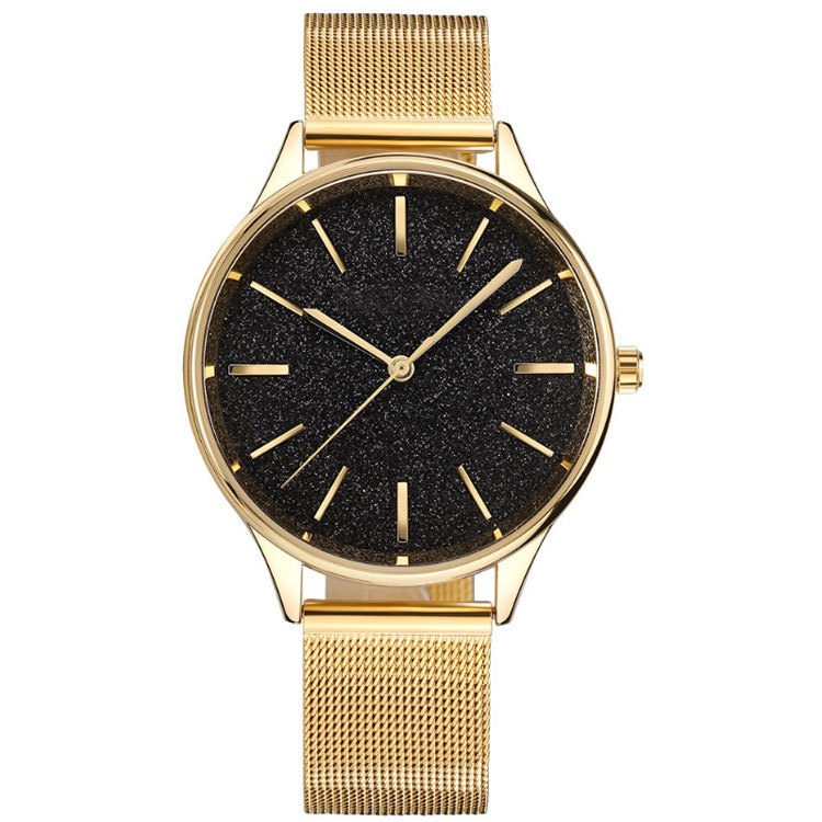 Classic stainless steel gold colorful dial luxury women watches private labeling your logo