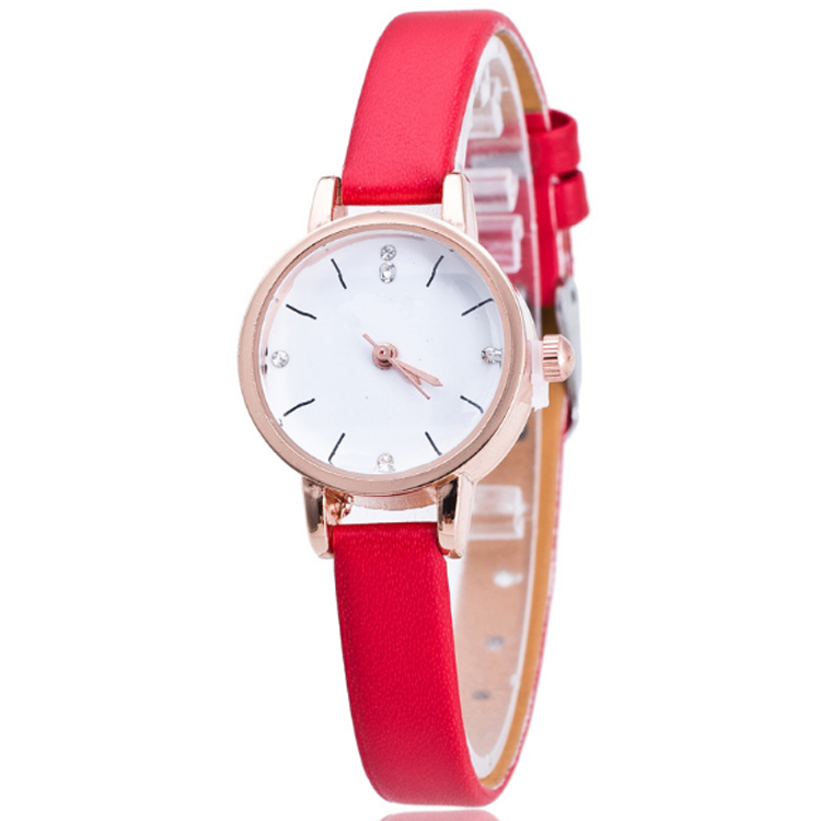 OEM custom logo hot sale Japan movement small case three hands women lady watch 