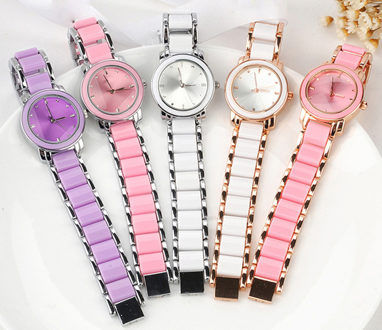Luxury women watches fashionable ladies quartz wristwatches more colorful