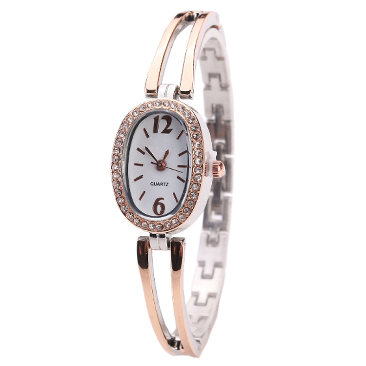 Fashion women watches stainless steel ultra thin quartz watch woman